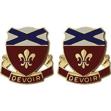 242nd Engineer Battalion Unit Crest (Devoir)